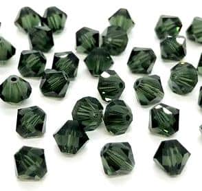 5301/5328 - 5mm Swarovski Bicone Crystal Bead - Turmaline 5301/5328 - 5mm Swarovski Bicone Crystal Bead - Turmaline