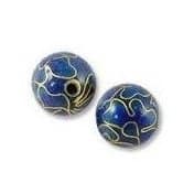 Round Cloisonne Beads - 14mm