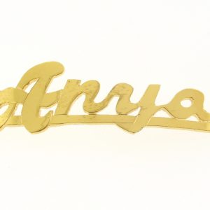 # 9774 - 14K Gold Filled Name Plate For Bracelet - Anya # 9774 - 14K Gold Filled Name Plate For Bracelet - Anya