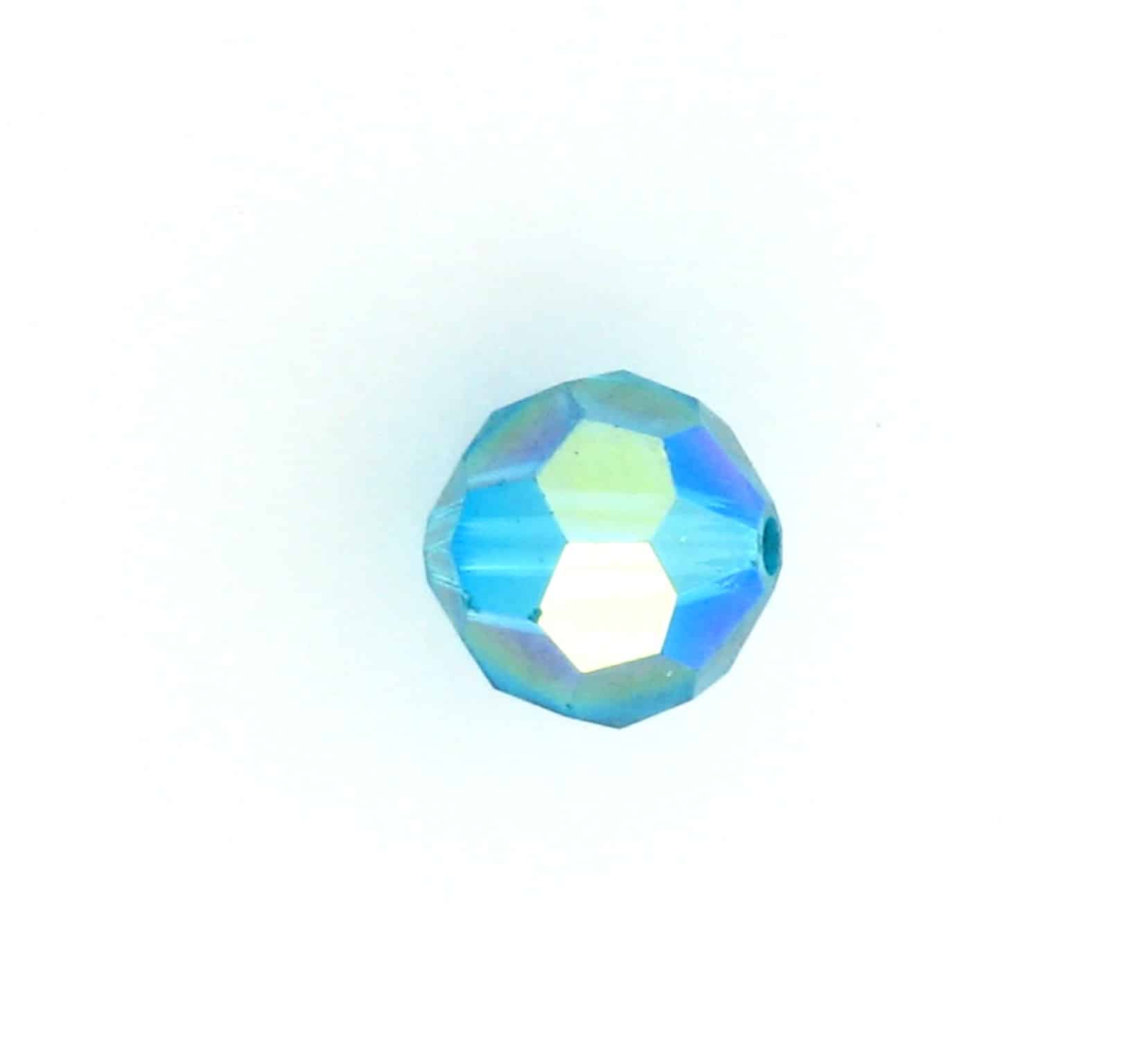 5000 - 4mm Swarovski Round Crystal - Blue Zircon AB 5000 - 4mm Swarovski Round Crystal - Blue Zircon AB
