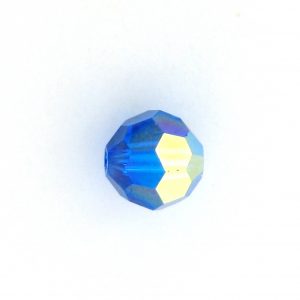 5000 - 4mm Swarovski Round Crystal - Capri Blue AB 5000 - 4mm Swarovski Round Crystal - Capri Blue AB