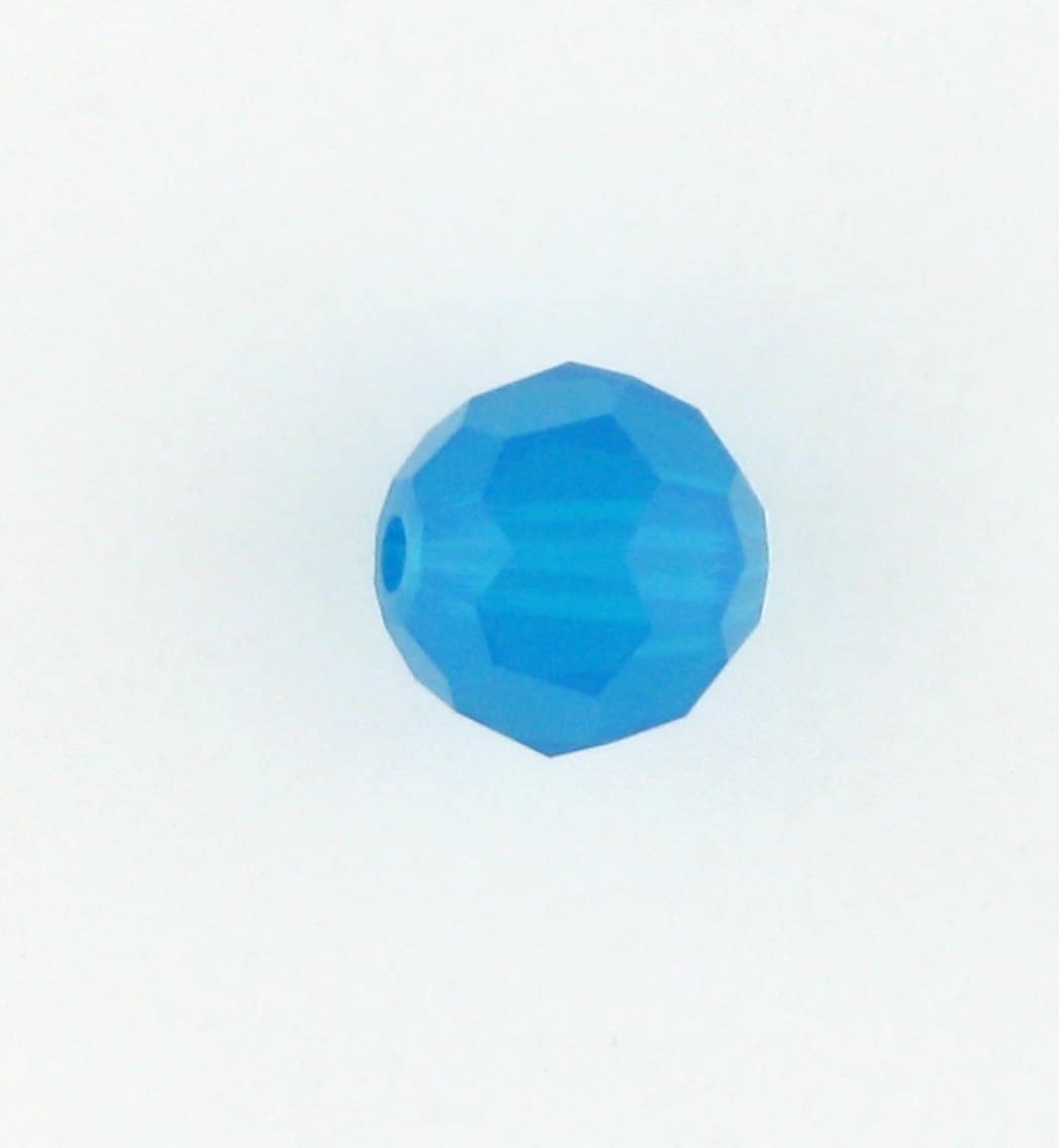 5000 - 4mm Swarovski Round Crystal - Caribbean Blue Opal 5000 - 4mm Swarovski Round Crystal - Caribbean Blue Opal