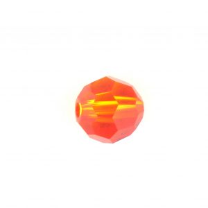 5000 - 4mm Swarovski Round Crystal - Fire Opal 5000 - 4mm Swarovski Round Crystal - Fire Opal