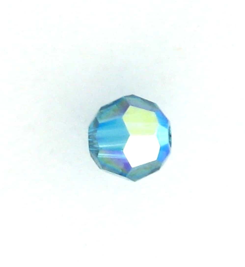 5000 - 4mm Swarovski Round Crystal - Indicolite AB 5000 - 4mm Swarovski Round Crystal - Indicolite AB