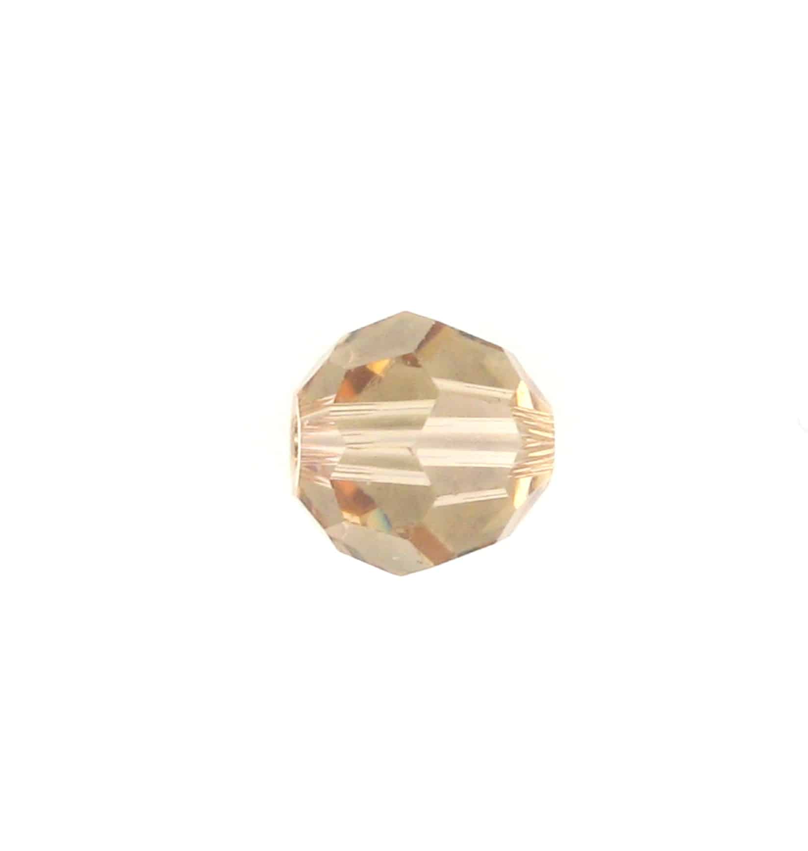 5000 - 4mm Swarovski Round Crystal - Light Colo. Topaz 5000 - 4mm Swarovski Round Crystal - Light Colo. Topaz