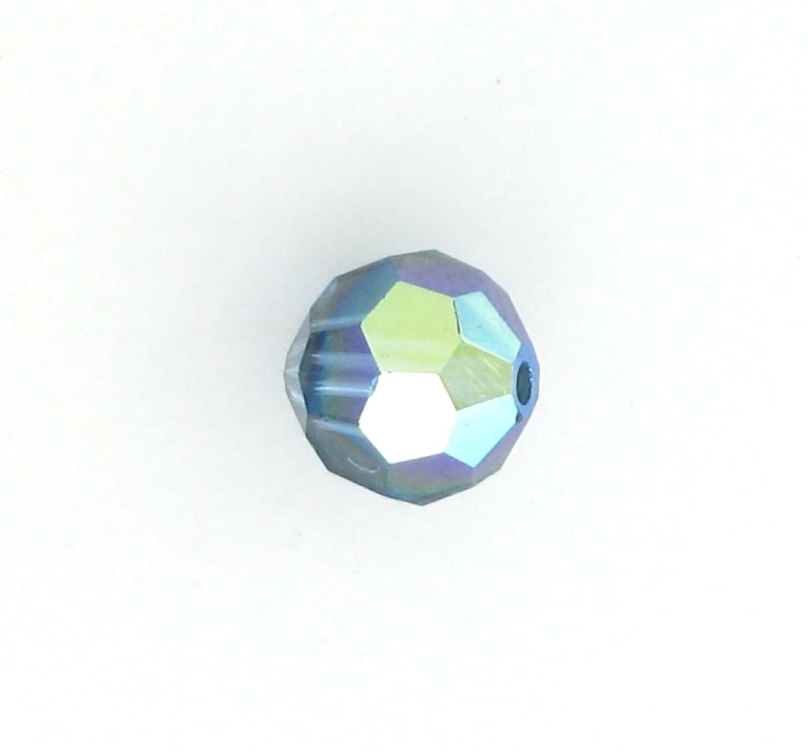 5000 - 4mm Swarovski Round Crystal - Montana AB 5000 - 4mm Swarovski Round Crystal - Montana AB
