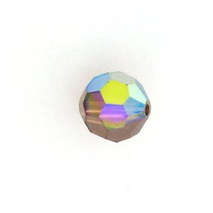 5000 - 4mm Swarovski Round Crystal - Smoked Topaz AB 5000 - 4mm Swarovski Round Crystal - Smoked Topaz AB