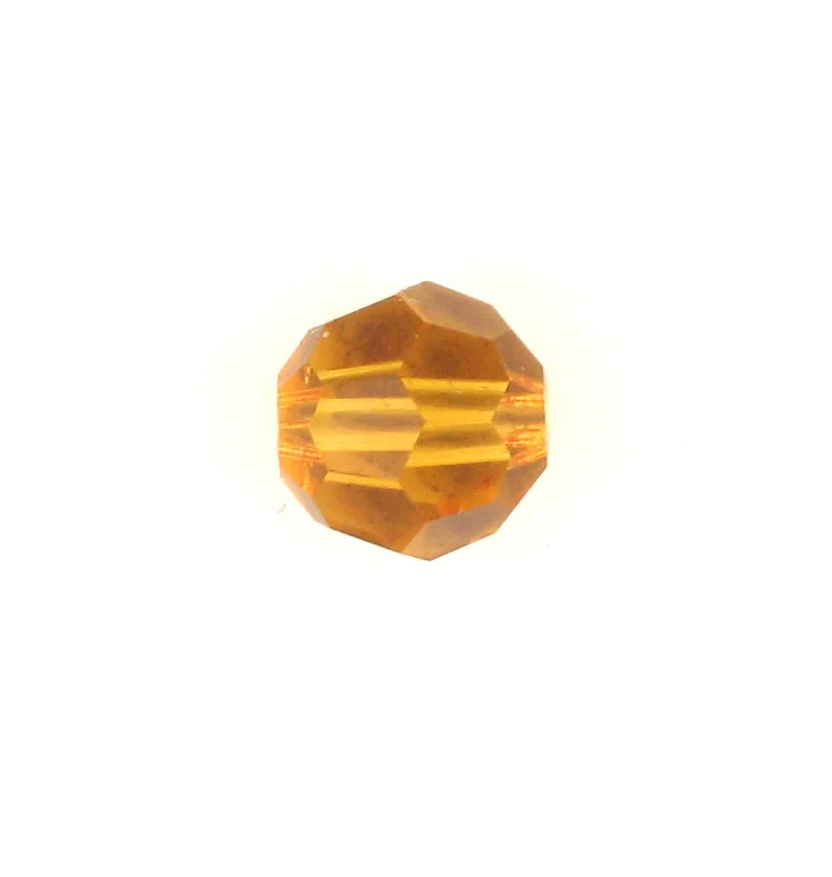5000 - 4mm Swarovski Round Crystal - Topaz 5000 - 4mm Swarovski Round Crystal - Topaz