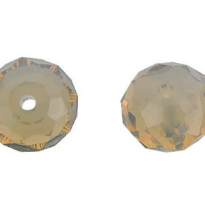 5040 - 6mm Swarovski Briolette Beads - Light Grey Opal 5040 - 6mm Swarovski Briolette Beads - Light Grey Opal