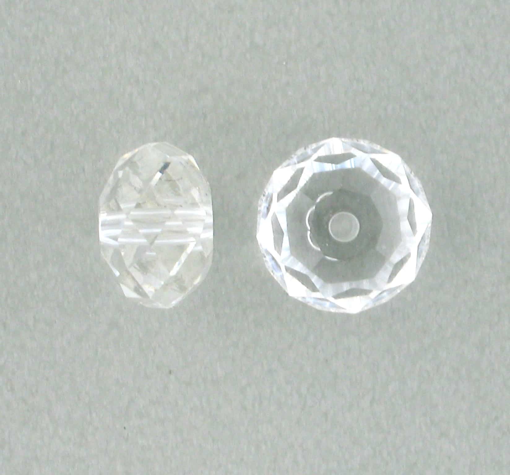 5040 - 6mm Swarovski Briolette Beads - Crystal 5040 - 6mm Swarovski Briolette Beads - Crystal