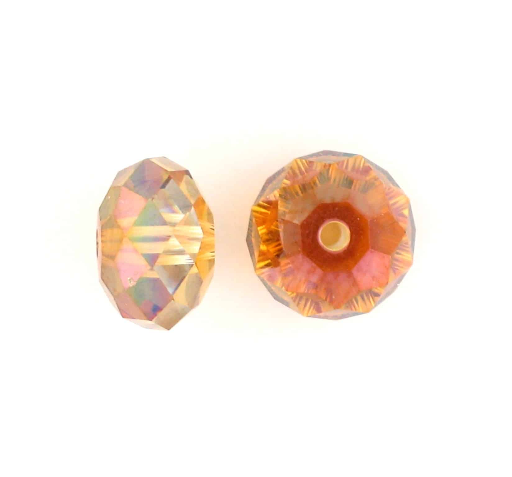 5040 - 6mm Swarovski Briolette Beads - Crystal Copper 5040 - 6mm Swarovski Briolette Beads - Crystal Copper