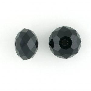5040 - 6mm Swarovski Briolette Beads - Jet 5040 - 6mm Swarovski Briolette Beads - Jet