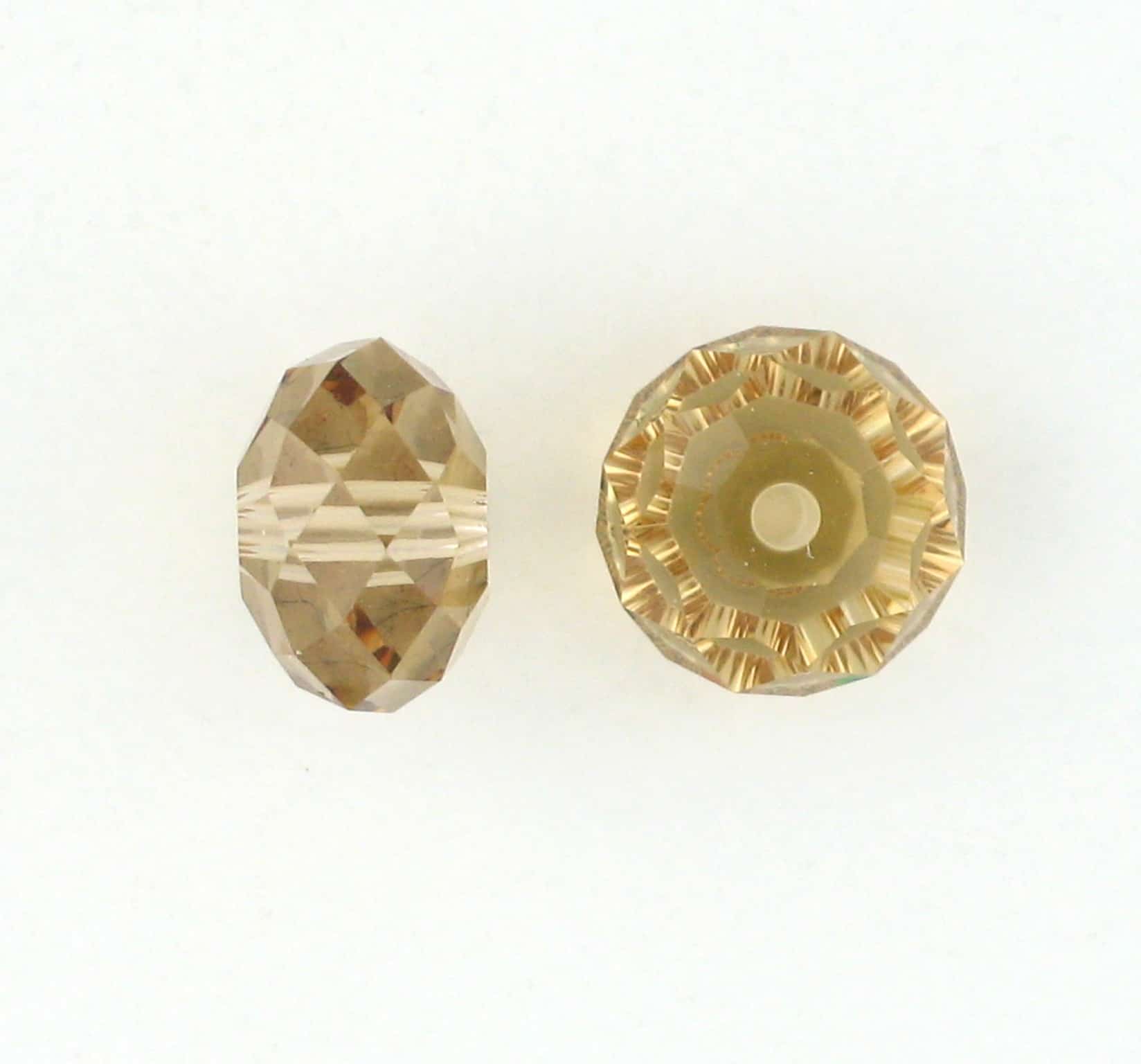 5040 - 8mm Swarovski Briolette Beads - Light Col. Topaz 5040 - 8mm Swarovski Briolette Beads - Light Col. Topaz