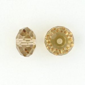 5040 - 6mm Swarovski Briolette Beads - Light Colo. Topaz 5040 - 6mm Swarovski Briolette Beads - Light Colo. Topaz