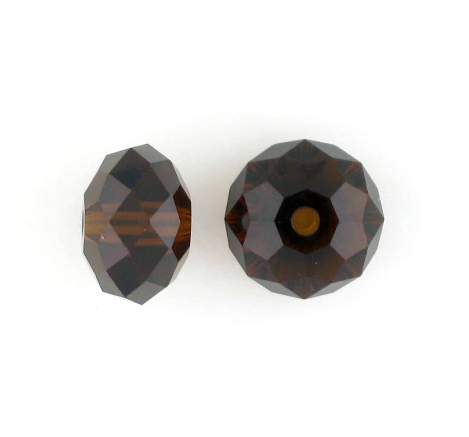 5040 - 6mm Swarovski Briolette Beads - Mocca 5040 - 6mm Swarovski Briolette Beads - Mocca