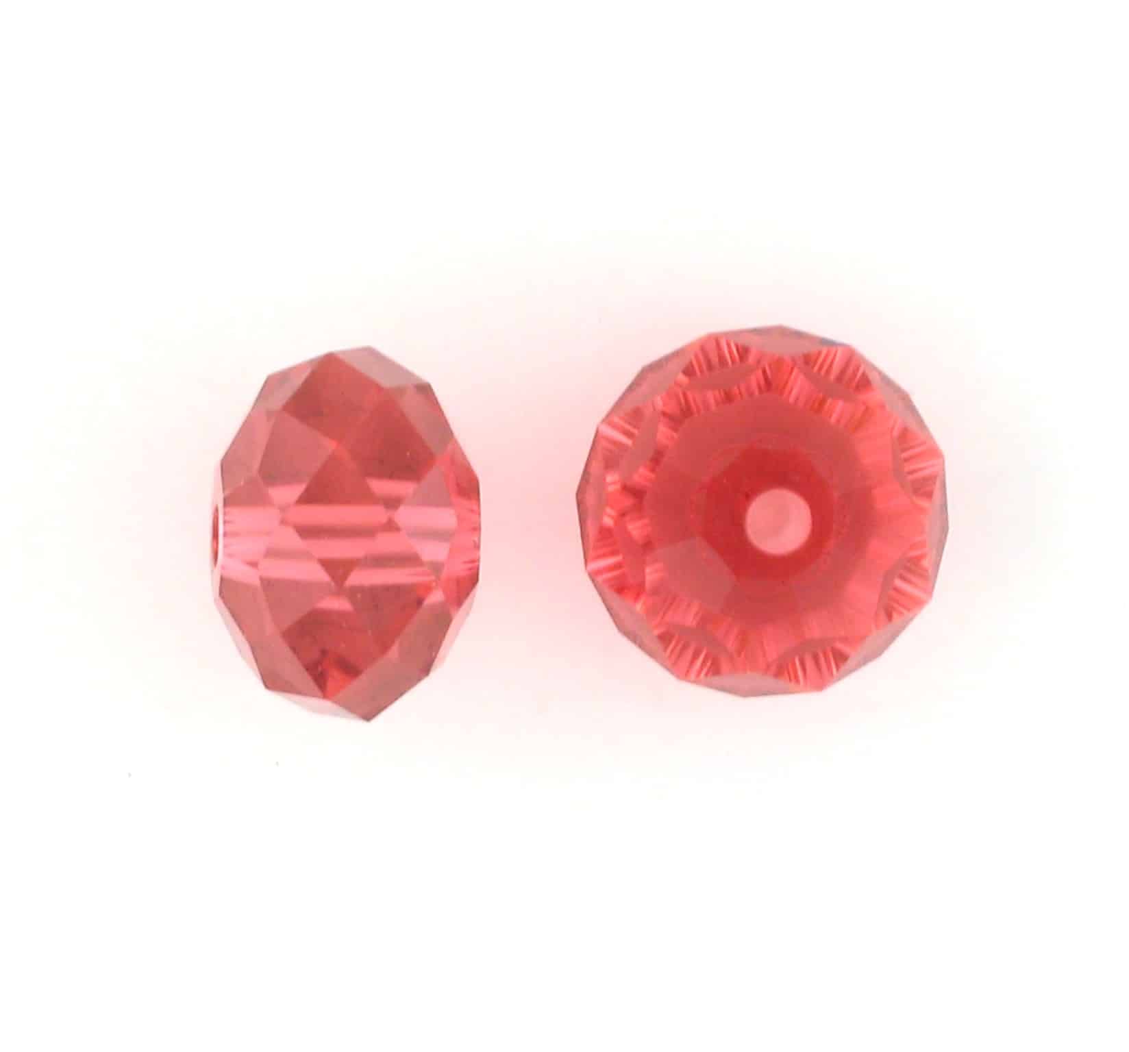 5040 - 8mm Swarovski Briolette Beads - Padparadscha 5040 - 8mm Swarovski Briolette Beads - Padparadscha