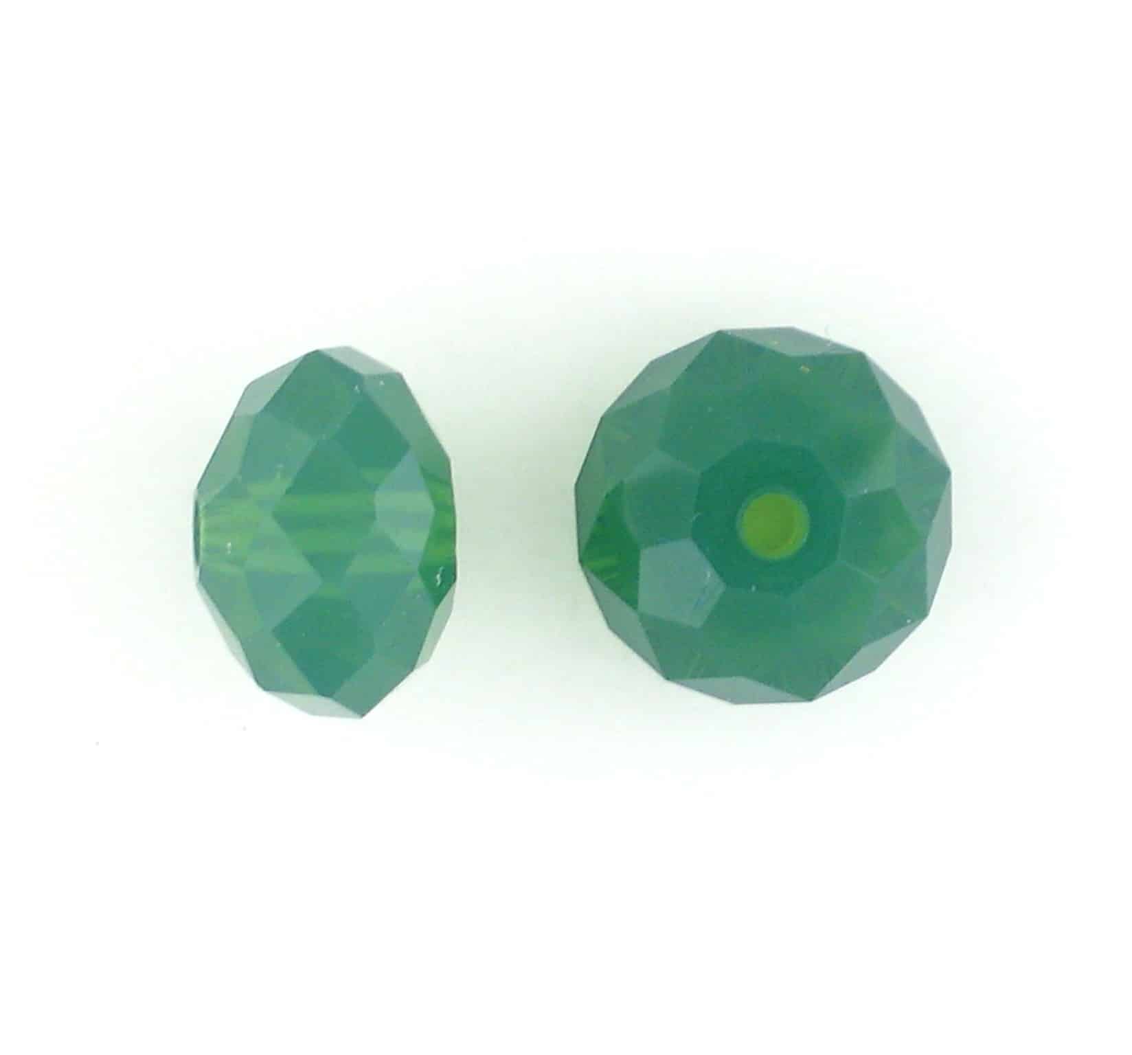 5040 - 6mm Swarovski Briolette Beads - Palace Green Opal 5040 - 6mm Swarovski Briolette Beads - Palace Green Opal