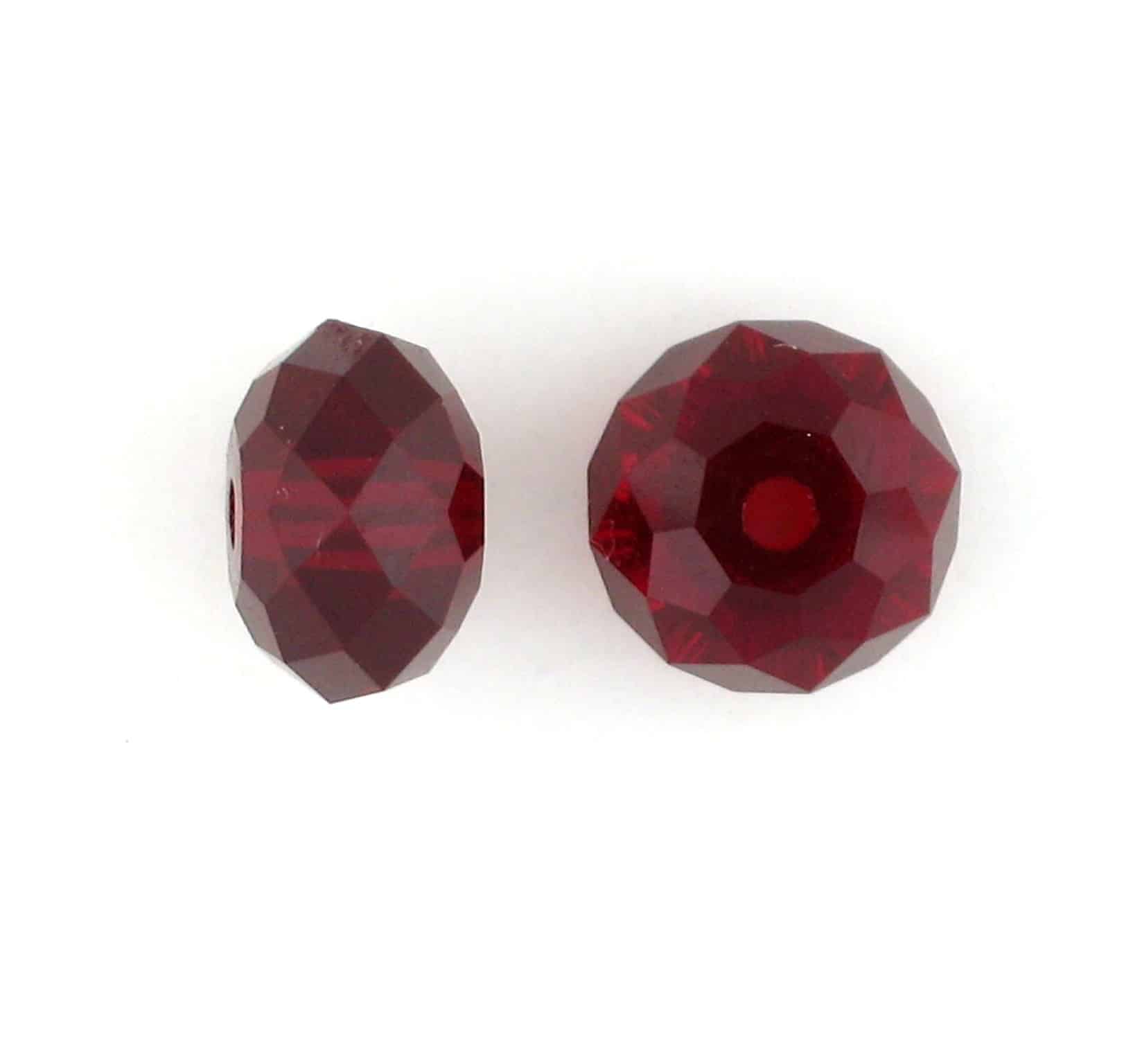 5040 - 6mm Swarovski Briolette Beads - Siam 5040 - 6mm Swarovski Briolette Beads - Siam