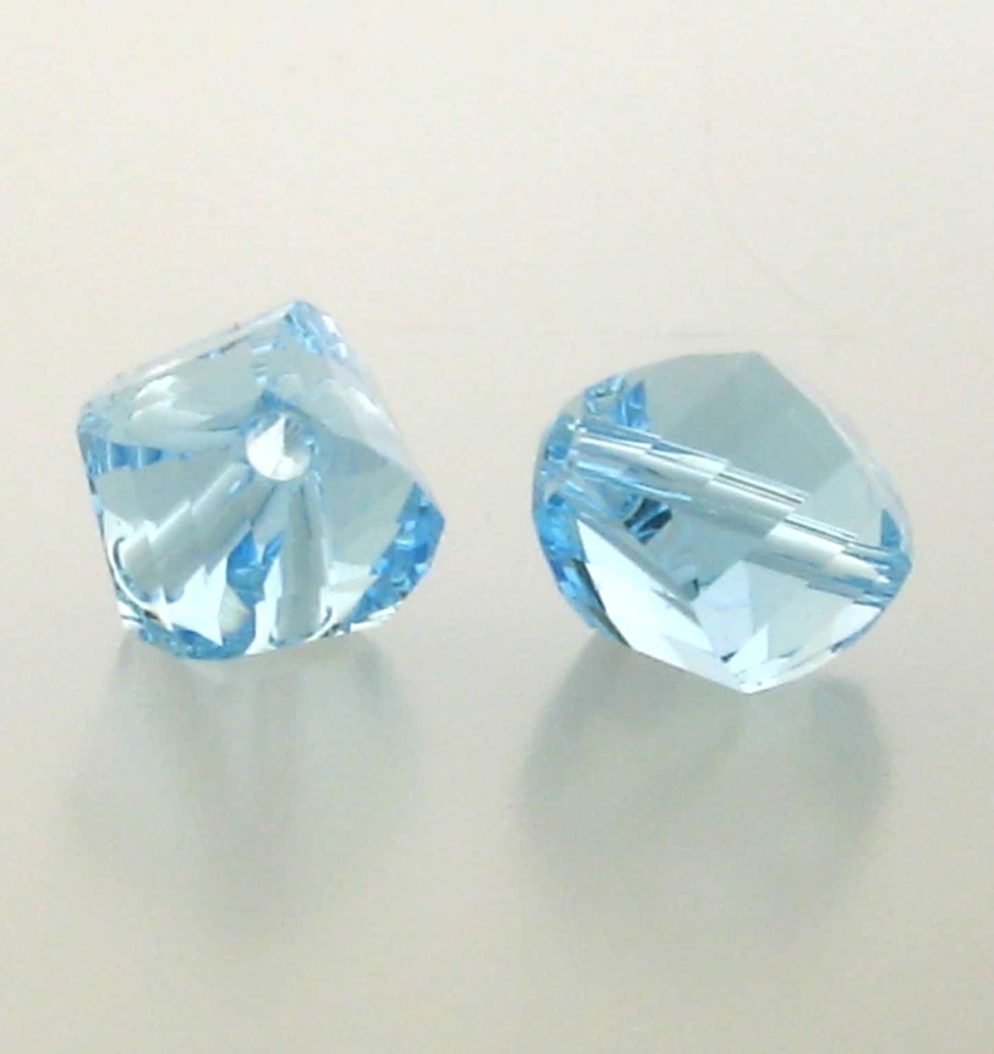 5020 - 10mm Swarovski Helix Beads - Aquamarine 5020 - 10mm Swarovski Helix Beads - Aquamarine