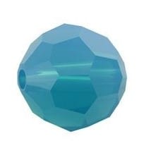 5000 - 6mm Swarovski Round Crystal Bead - Caribbean Blue Opal 5000 - 6mm Swarovski Round Crystal Bead - Caribbean Blue Opal