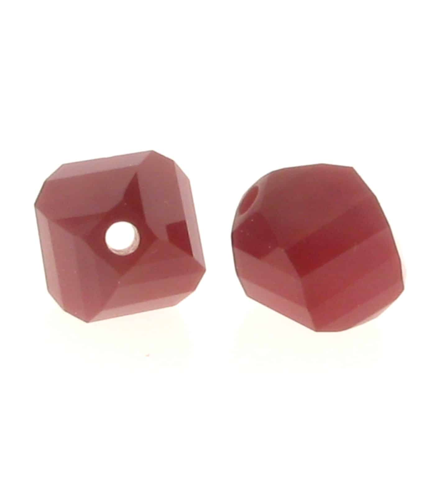 5020 - 8mm Swarovski Helix Beads - Dark Red Coral 5020 - 8mm Swarovski Helix Beads - Dark Red Coral