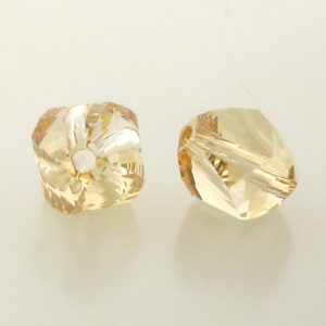 5020 - 8mm Swarovski Helix Beads - Golden Shadow 5020 - 8mm Swarovski Helix Beads - Golden Shadow
