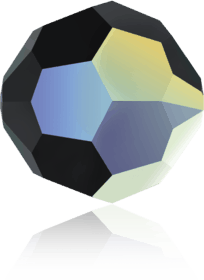5000 - 6mm Swarovski Round Crystal Bead - Jet AB 5000 - 6mm Swarovski Round Crystal Bead - Jet AB