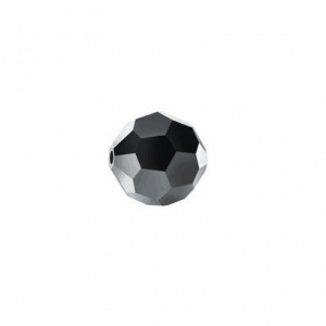 5000 - 4mm Swarovski Round Crystal - Jet Hematite 5000 - 4mm Swarovski Round Crystal - Jet Hematite