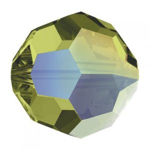 5000 - 6mm Swarovski Round Crystal Bead - Khaki AB 5000 - 6mm Swarovski Round Crystal Bead - Khaki AB