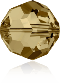 5000 - 6mm Swarovski Round Crystal Bead - Light Colo. Topaz 5000 - 6mm Swarovski Round Crystal Bead - Light Colo. Topaz