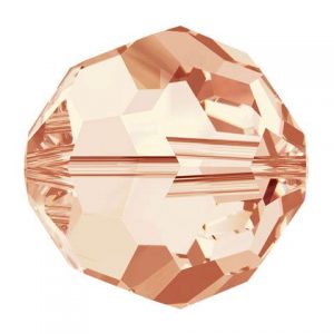 5000 - 6mm Swarovski Round Crystal Bead - Light Peach 5000 - 6mm Swarovski Round Crystal Bead - Light Peach