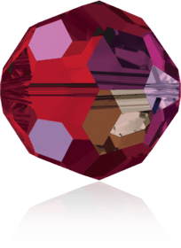 5000 - 6mm Swarovski Round Crystal Bead - Light Siam AB 5000 - 6mm Swarovski Round Crystal Bead - Light Siam AB