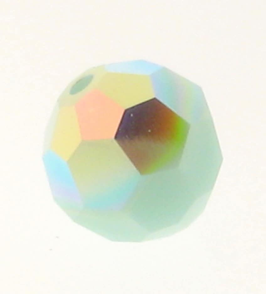 5000 - 6mm Swarovski Round Crystal Bead - Mint Alabaster AB 5000 - 6mm Swarovski Round Crystal Bead - Mint Alabaster AB