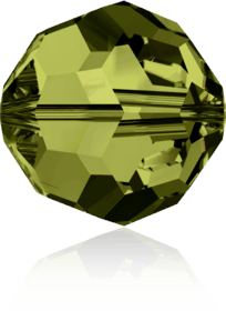 5000 - 6mm Swarovski Round Crystal Bead - Olivine 5000 - 6mm Swarovski Round Crystal Bead - Olivine