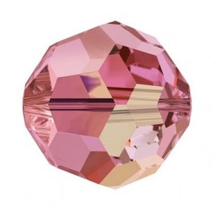5000 - 6mm Swarovski Round Crystal Bead - Padparadscha AB 5000 - 6mm Swarovski Round Crystal Bead - Padparadscha AB