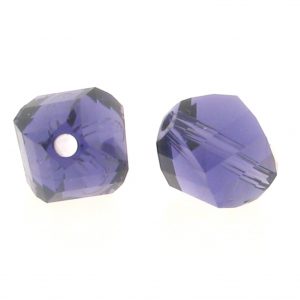 5020 - 8mm Swarovski Helix Beads - Purple Velvet 5020 - 8mm Swarovski Helix Beads - Purple Velvet
