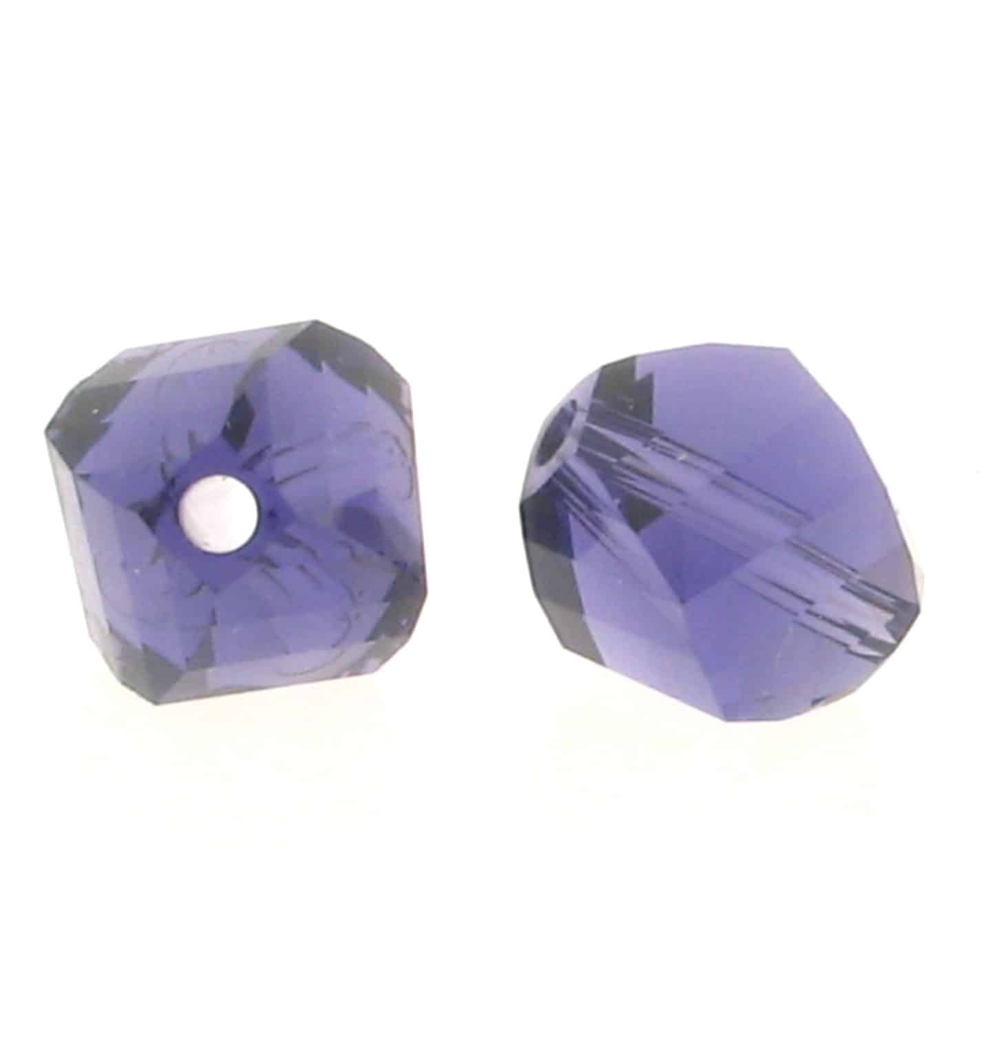 5020 - 6mm Swarovski Helix Beads - Purple Velvet 5020 - 6mm Swarovski Helix Beads - Purple Velvet