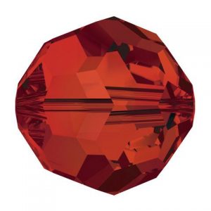 5000 - 6mm Swarovski Round Crystal Bead - Crystal Red Megma 5000 - 6mm Swarovski Round Crystal Bead - Crystal Red Megma