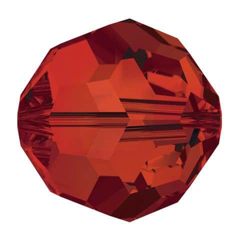 5000 - 6mm Swarovski Round Crystal Bead - Crystal Red Megma 5000 - 6mm Swarovski Round Crystal Bead - Crystal Red Megma