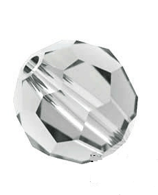 5000 - 6mm Swarovski Round Crystal Bead - Shadow Crystal 5000 - 6mm Swarovski Round Crystal Bead - Shadow Crystal