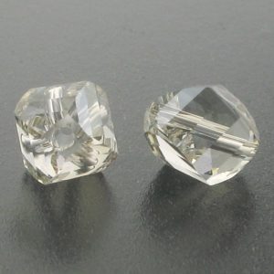 5020 - 10mm Swarovski Helix Beads - Silver Shade 5020 - 10mm Swarovski Helix Beads - Silver Shade