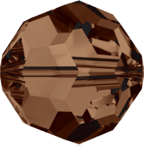 5000 - 6mm Swarovski Round Crystal Bead - Smoked Topaz 5000 - 6mm Swarovski Round Crystal Bead - Smoked Topaz