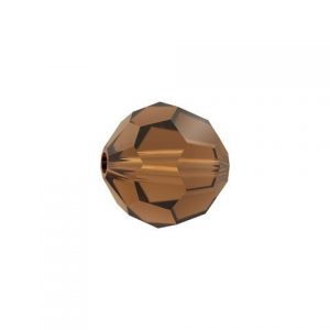 5000 - 4mm Swarovski Round Crystal - Smoked Topaz 5000 - 4mm Swarovski Round Crystal - Smoked Topaz