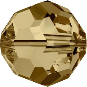 5000 - 6mm Swarovski Round Crystal Bead - Golden Shadow 5000 - 6mm Swarovski Round Crystal Bead - Golden Shadow