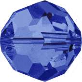 #5000 - 4mm Swarovski Round Crystal Bead - Dark Sapphire #5000 - 4mm Swarovski Round Crystal Bead - Dark Sapphire