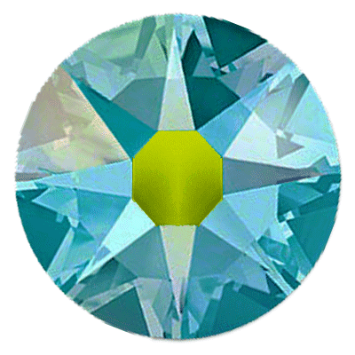 #2012 - SS16 (4.00mm) Swarovski Flat Backs - Blue Zircon AB #2012 - SS16 (4.00mm) Swarovski Flat Backs - Blue Zircon AB