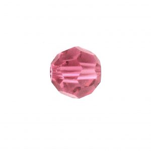 5000 - 3mm Swarovski Round Crystal - Indian Pink 5000 - 3mm Swarovski Round Crystal - Indian Pink