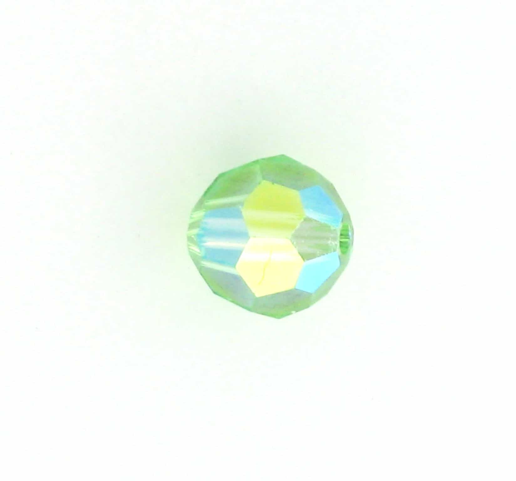 5000 - 5mm Swarovski Round Crystal - Peridot AB 5000 - 5mm Swarovski Round Crystal - Peridot AB