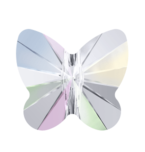 5754 - 10mm Swarovski Butterfly Bead - Crystal AB 5754 - 10mm Swarovski Butterfly Bead - Crystal AB