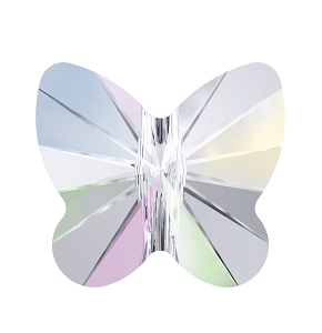 5754 - 6mm Swarovski Butterfly Bead - Crystal AB 5754 - 6mm Swarovski Butterfly Bead - Crystal AB